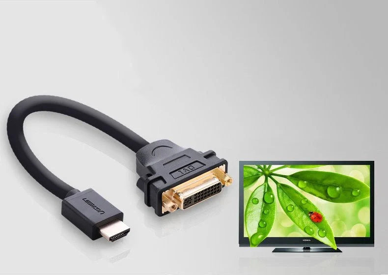 Cabo Conversor HDMI para DVI (24+5Pin) UGREEN 20136 22cm