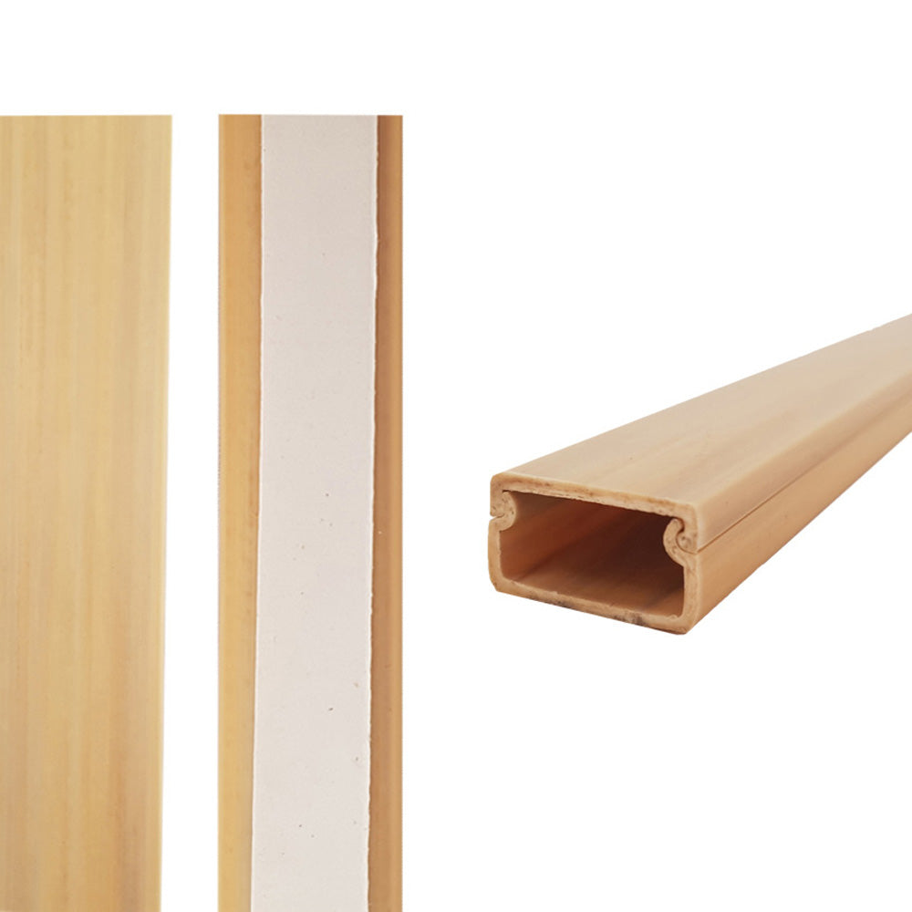 Mini Calha Adesiva EDM / Madeira Clara 2m 19x11mm