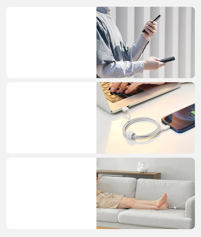 Cabo USB-A para Lightning 2.4A 1.5m Baseus Superior