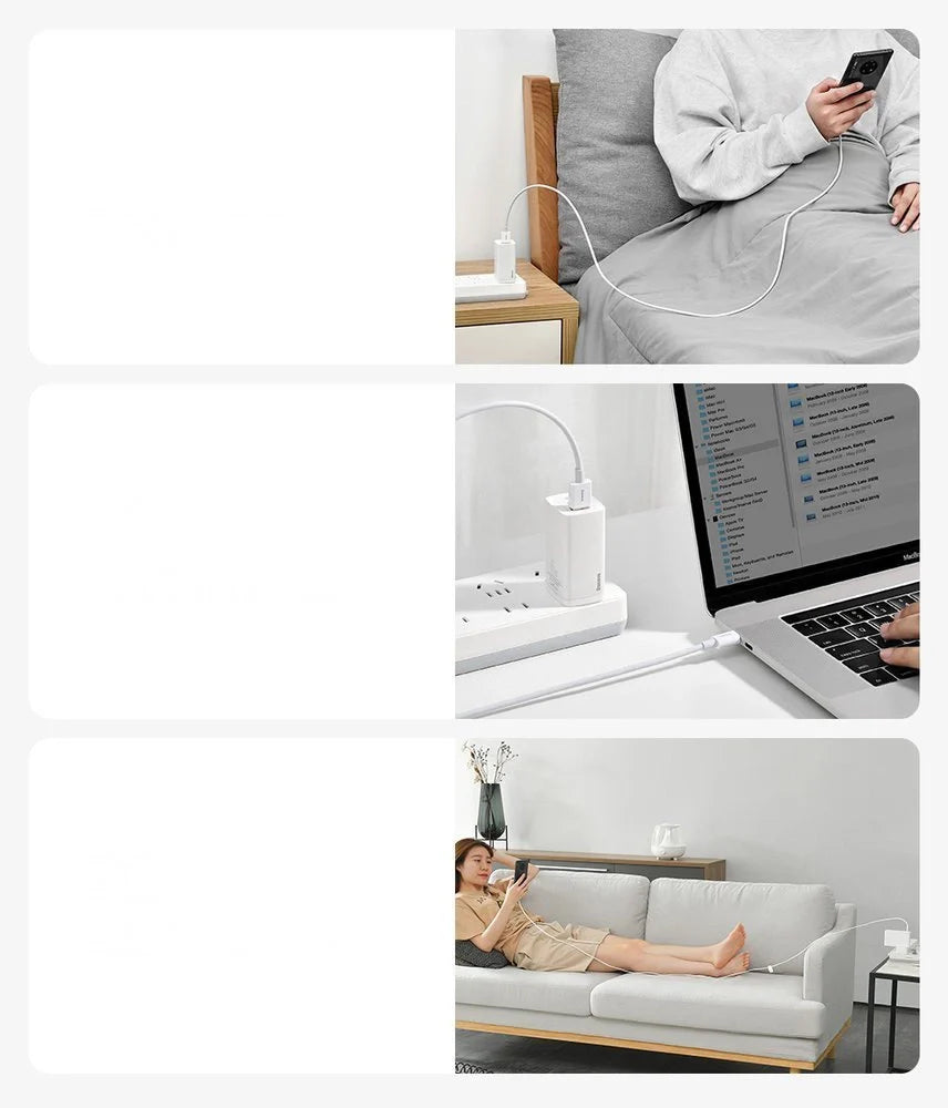 Cabo USB para USB-C 66W 2m Baseus Superior Series