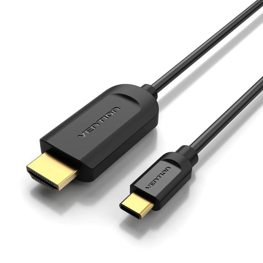 Cabo USB Tipo-C Macho para HDMI Macho 2m 1.4 4K Vention