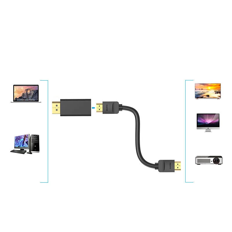 Adaptador DisplayPort Macho para HDMI Fêmea Vention HBKB0