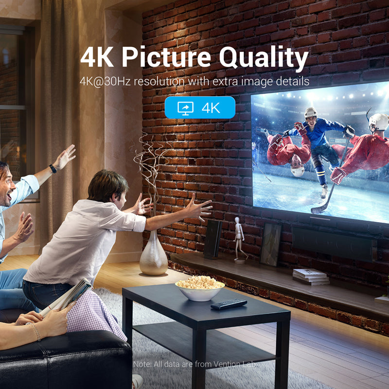 Cabo DisplayPort Macho para HDMI Macho 4k 2m Vention HAGBH