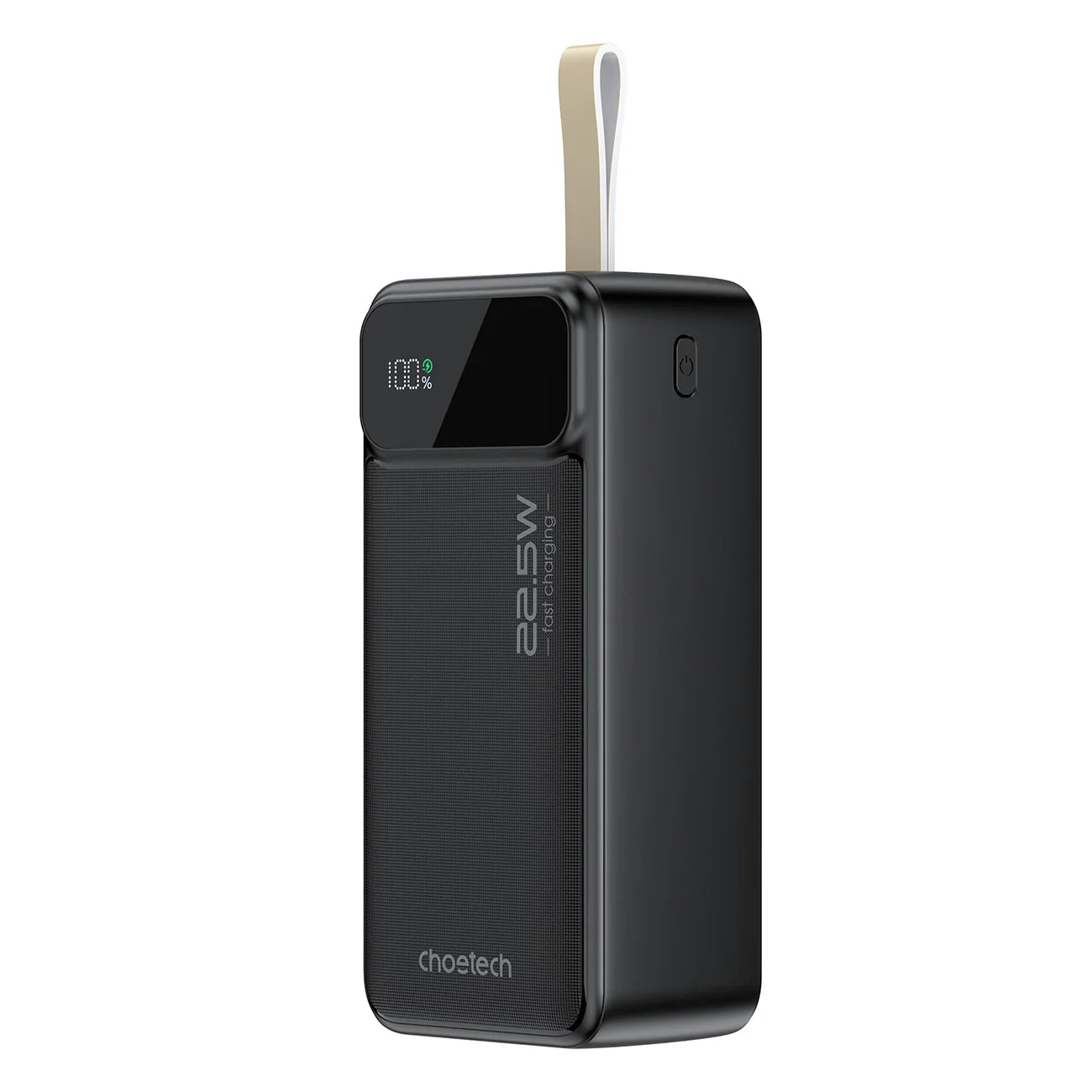 Powerbank Choetech PD22.5W Dual USB-A+Type-C 40000mAh Preto