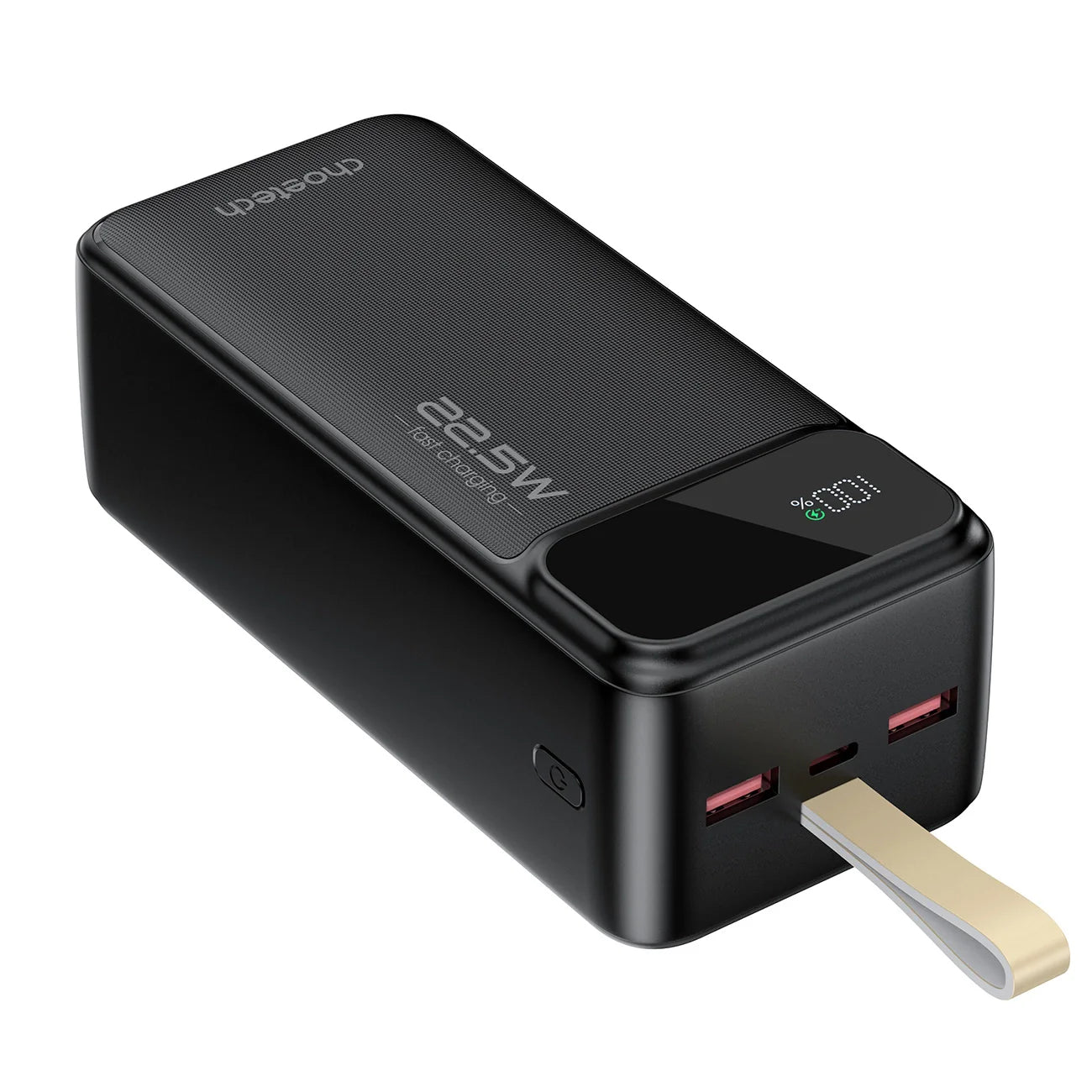 Powerbank Choetech PD22.5W Dual USB-A+Type-C 40000mAh Preto