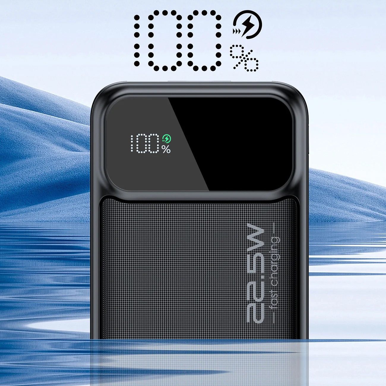 Powerbank Choetech PD22.5W Dual USB-A+Type-C 40000mAh Preto