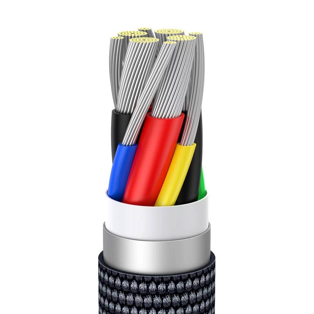 Cabo USB-C Baseus Crystal Shine PD 100W 1.2m