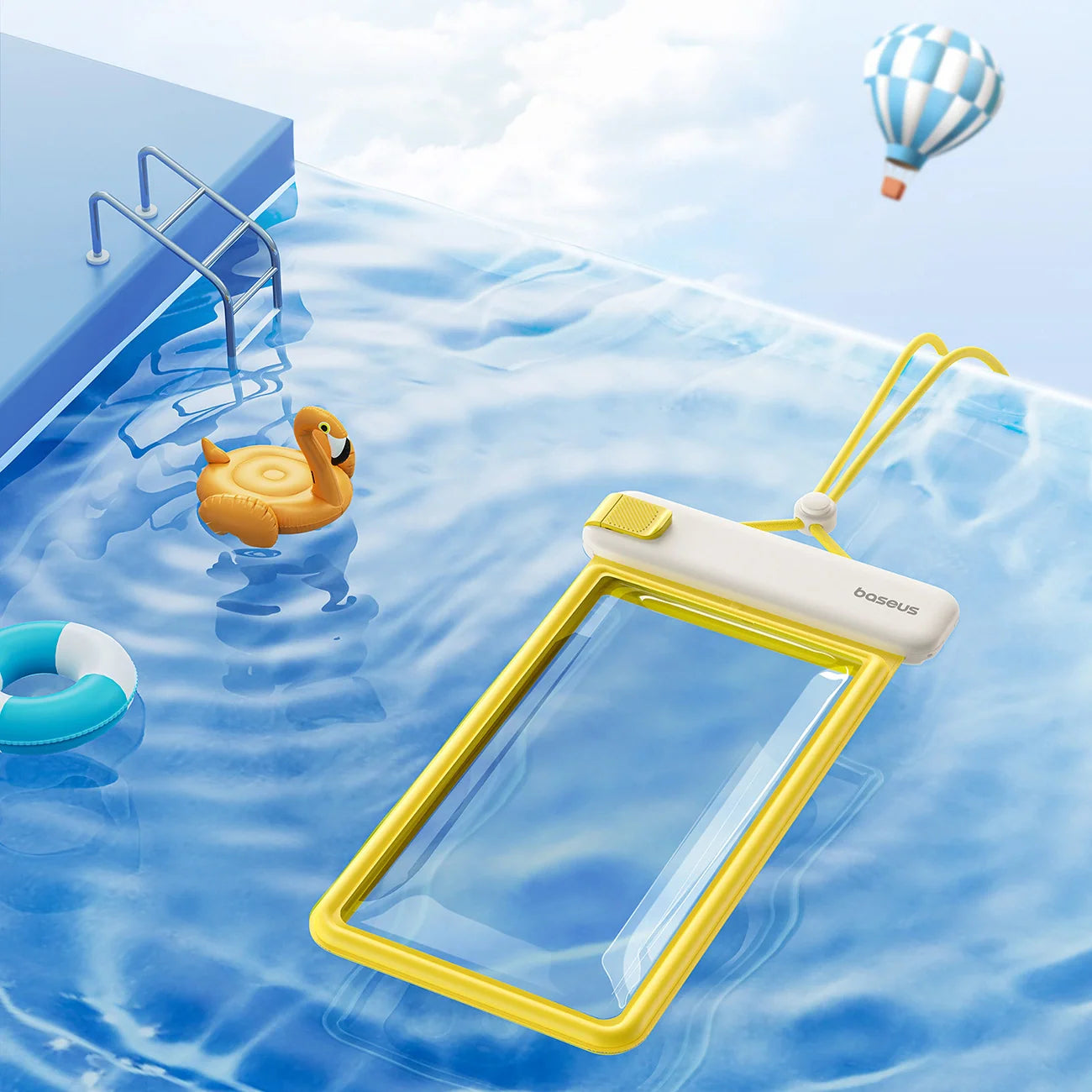 Bolsa Baseus para Telemóvel DeepDive à prova de água IPX8 4 camadas de impermeabilização