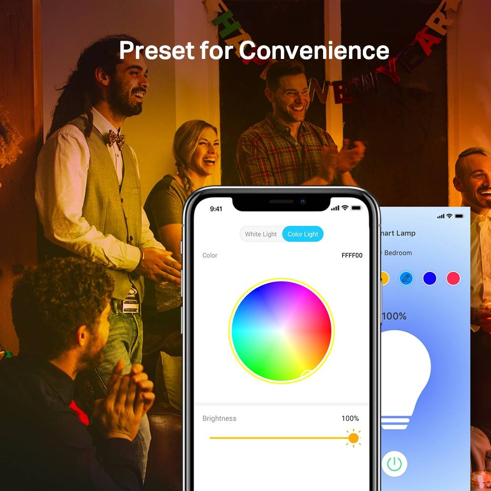 Lâmpada Inteligente TP-Link Smart Light Bulb Tapo L530E 2500K-6500K Wi-Fi