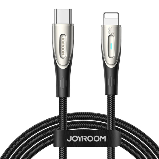 Cabo USB-C para Lightning Joyroom SA27-CL3 30W 1.2m Star-Light Series