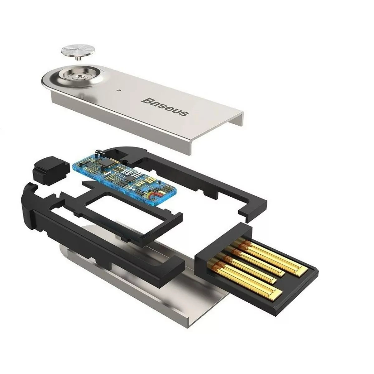 Adaptador Audio Bluetooth 5.0 Baseus USB-AUX CABA01-01 / Preto