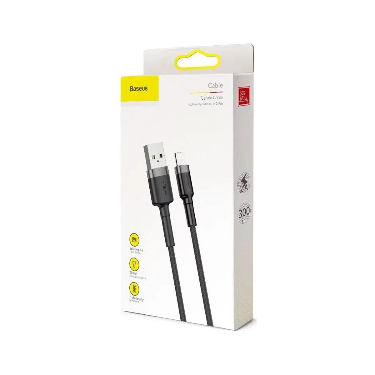 Cabo de Dados USB-A para Lightning 3m Baseus CALKLF-RG1