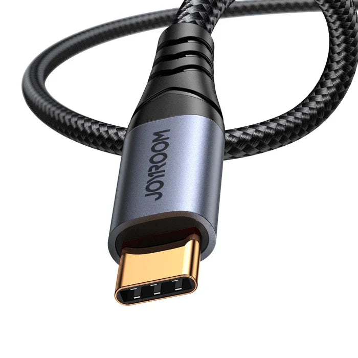 Cabo de áudio Stereo USB-C para AUX 3.5MM mini jack 1,2m Joyroom SY-A07