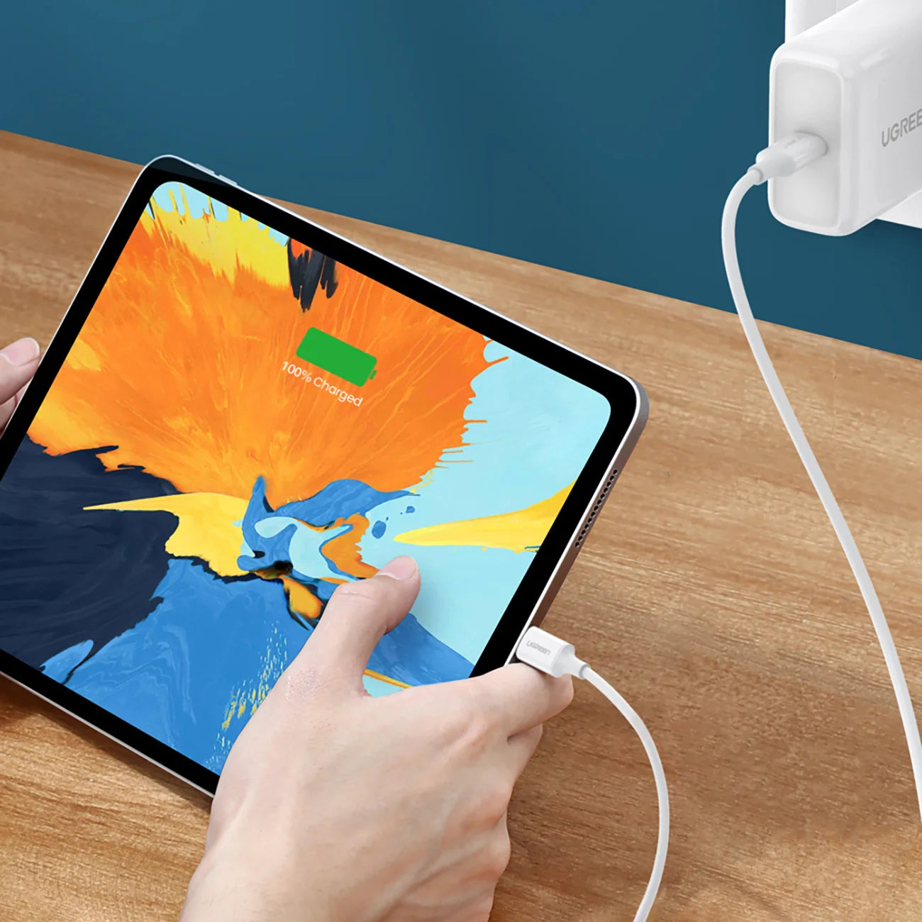 Cabo USB-C 60W PD QC AFC 1m Ugreen US264 60518