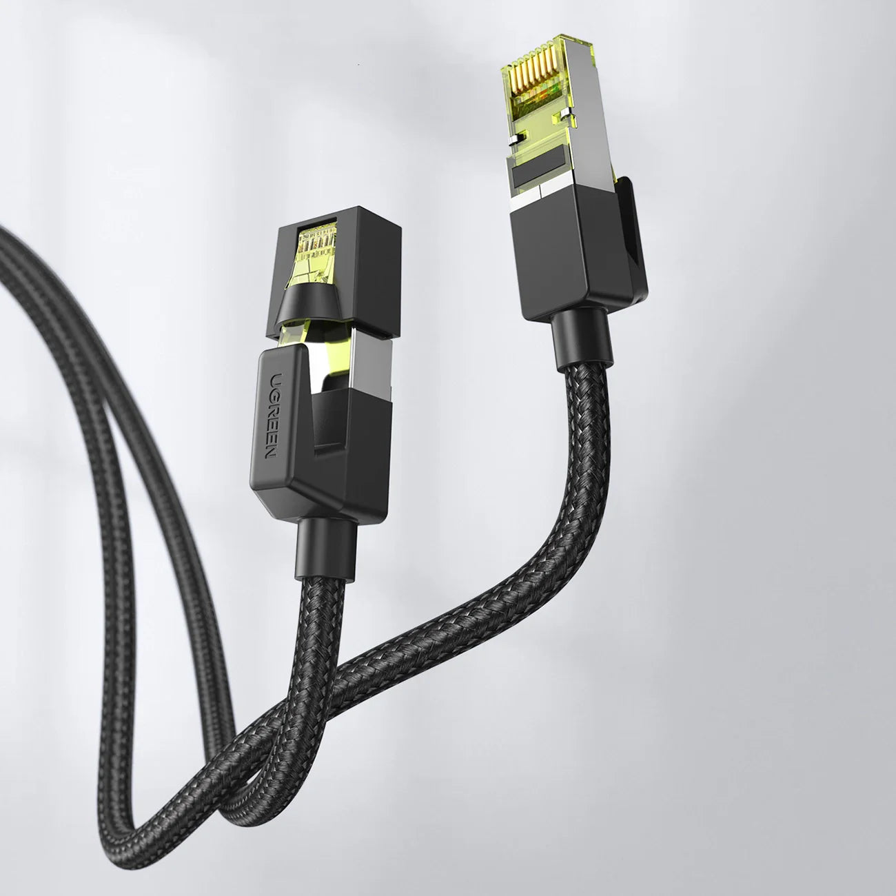 Cabo de Rede Cat7 F/FTP Shielded Braided & Round 30AWG 1m UGREEN 80421