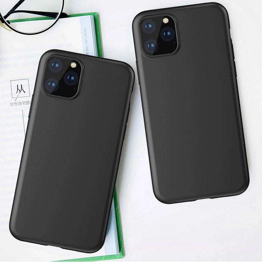 Capa protetora em gel TPU para Samsung Galaxy A72 4G preta