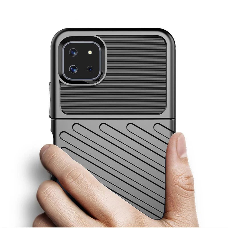 Capa Flexível Thunder Case TPU Preta para Samsung Galaxy A22 5G
