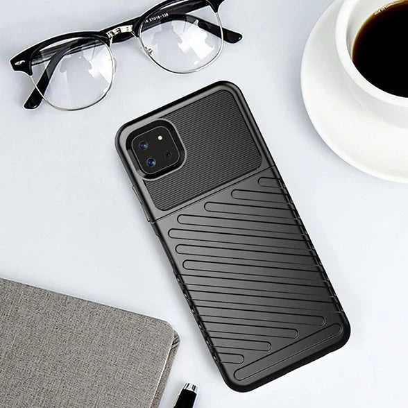 Capa Flexível Thunder Case TPU Preta para Samsung Galaxy A22 5G