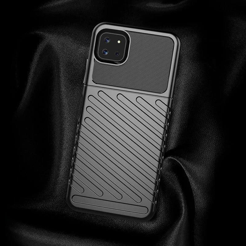 Capa Flexível Thunder Case TPU Preta para Samsung Galaxy A22 5G