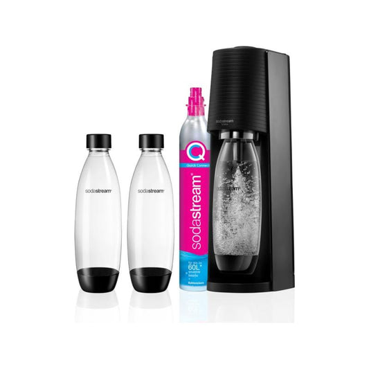 Máquina Carbonatadora De Água SODASTREAM Terra Preta (2 garrafas incluídas)
