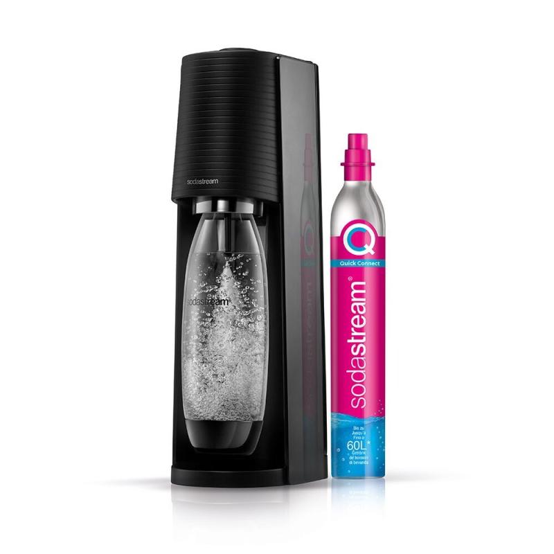 Máquina Carbonatadora De Água SODASTREAM Terra Preta (2 garrafas incluídas)