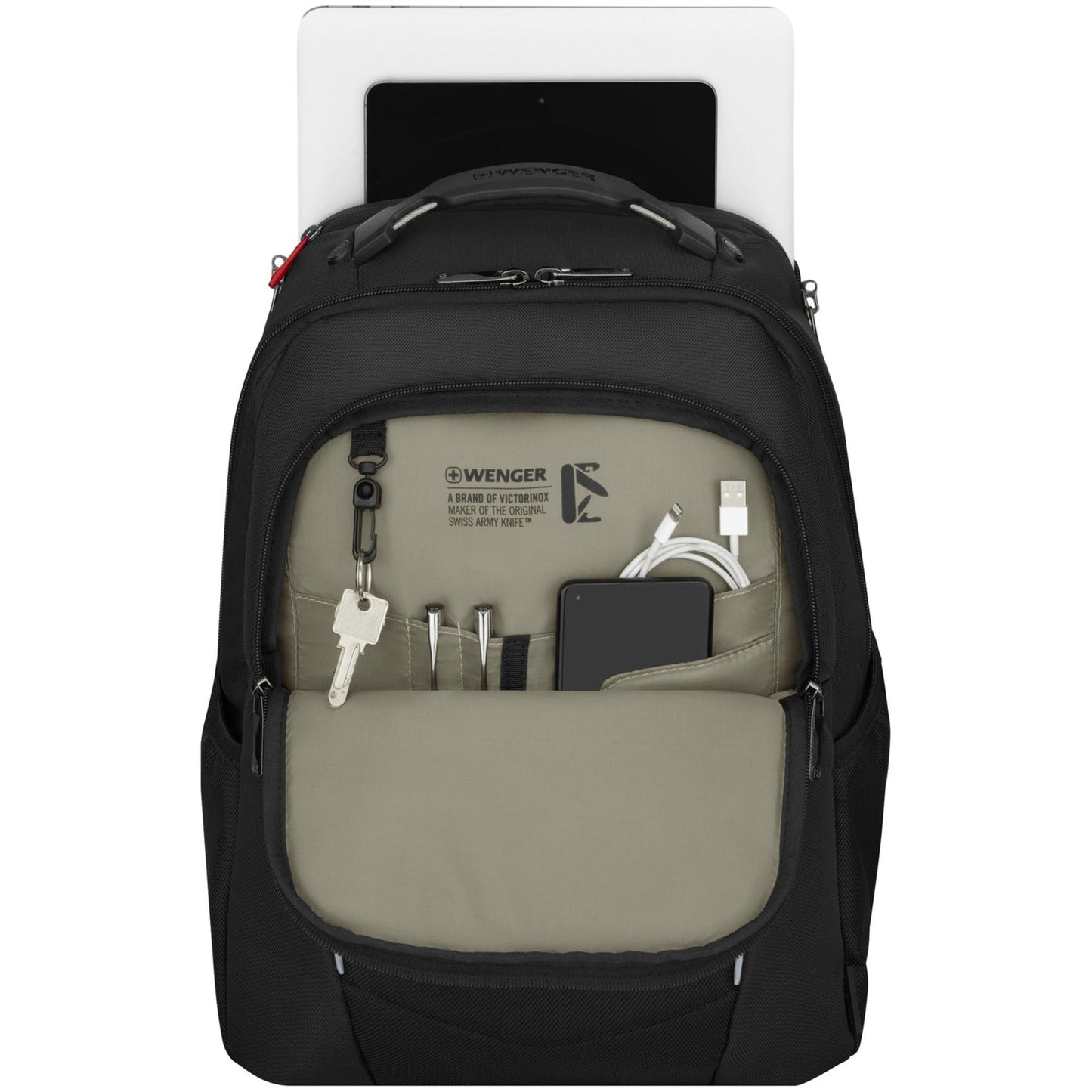 Mochila para Computador Portátil WENGER Altair 17'' com Bolso para Tablet Preto
