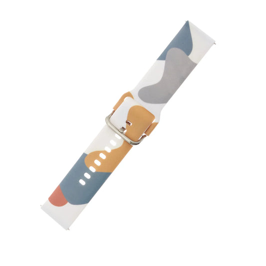 HURTEL Strap Moro Silicone para Samsung Galaxy Watch 46mm / Bracelete com Padrão 2