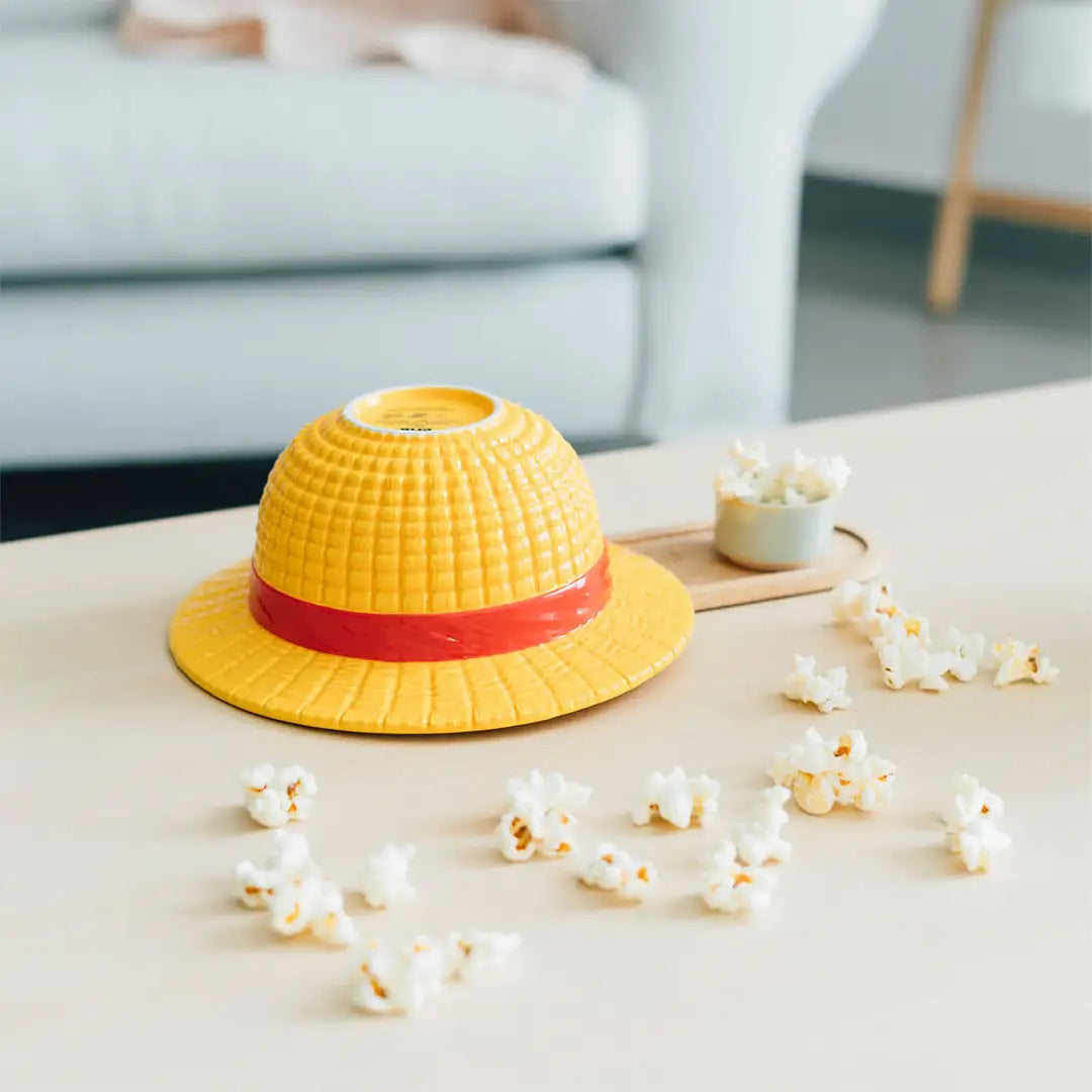 Tigela Cereais Chapéu de Palha 3D Monkey D. Luffy One Piece