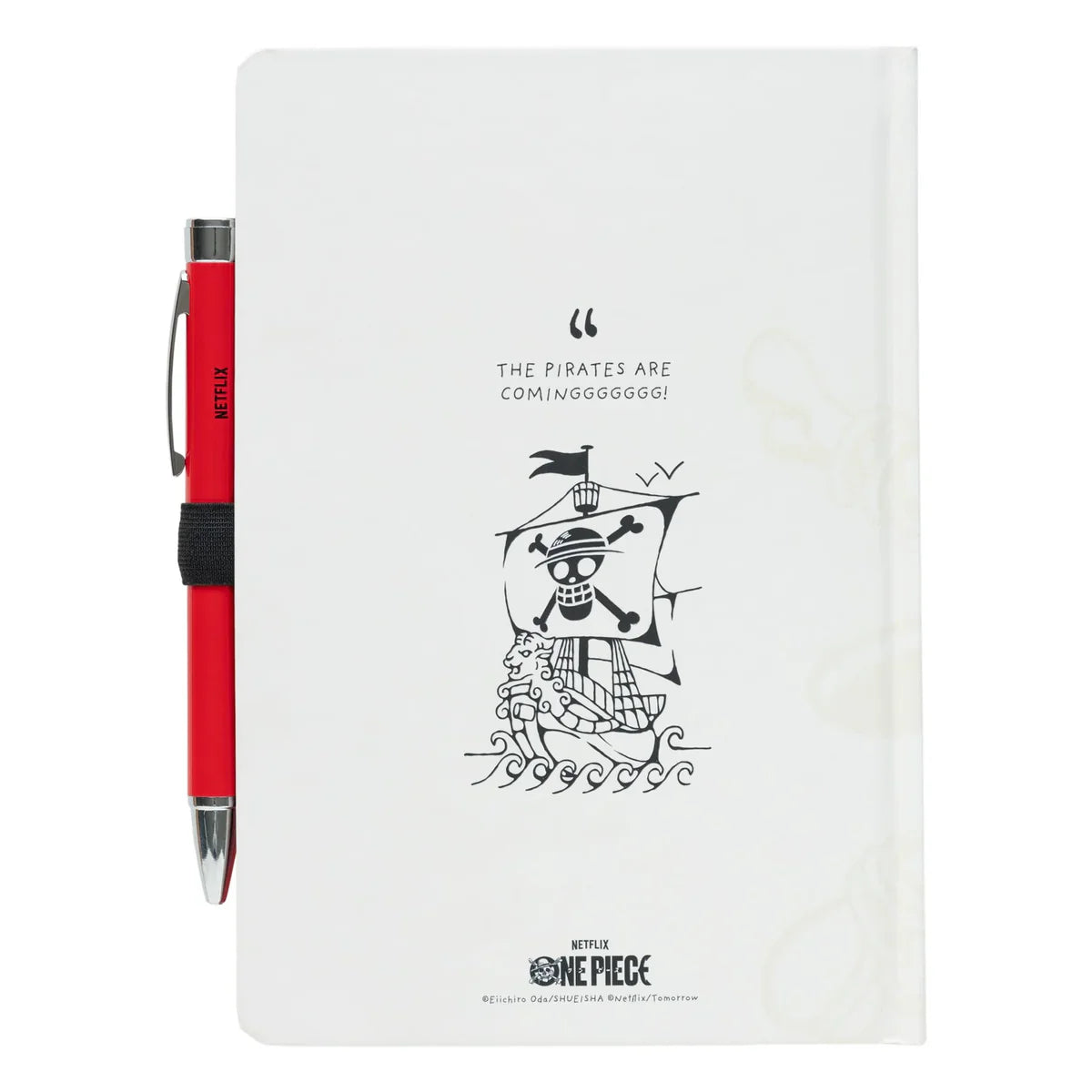 Caderno A5 premium + caneta projetor One Piece Straw Hat Pirates