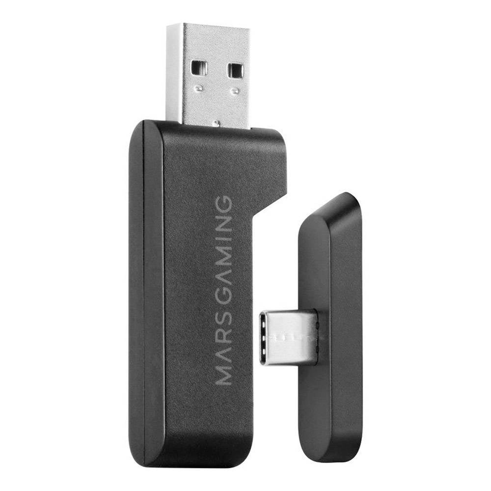 Headset Mars Gaming MHW-PRO ARGB Wireless/Bluetooth 7.1 Surround Preto