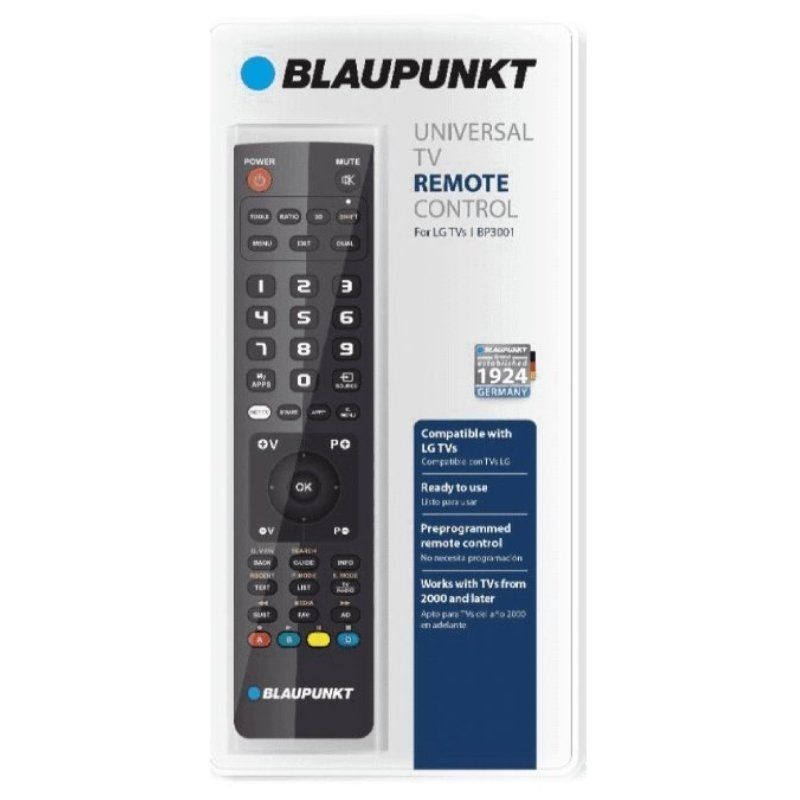 Blaupunkt Comando Universal BP3001 Dedicado P/ TV LG