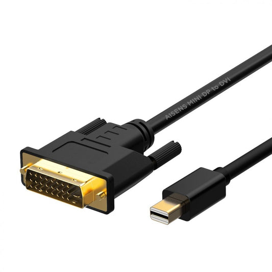Cabo Mini DisplayPort Macho para DVI Macho 2m Aisens A125-0363