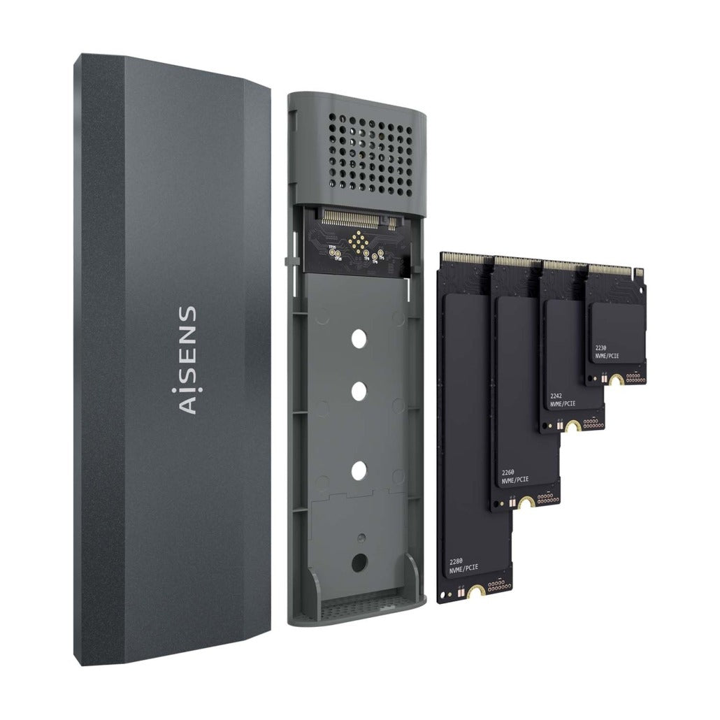 Caixa Disco SSD M.2 NVMe Aisens ASM2-029GR USB 3.2