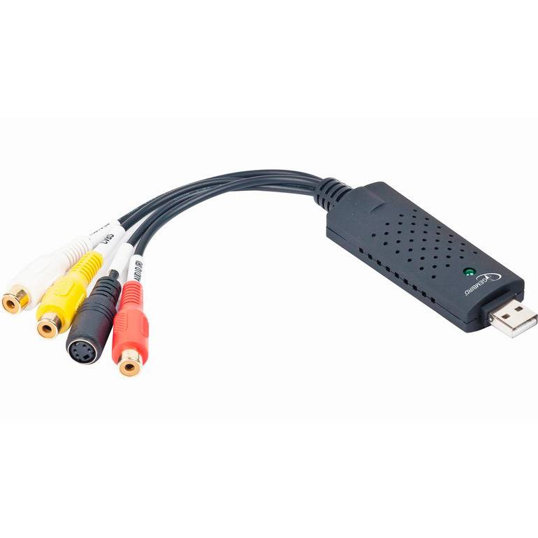 Dispositivo para Captura de Vídeo Gembird  RCA, S-Video ou SCART para USB 3.2