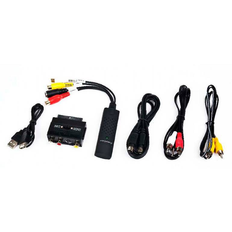 Dispositivo para Captura de Vídeo Gembird  RCA, S-Video ou SCART para USB 3.2