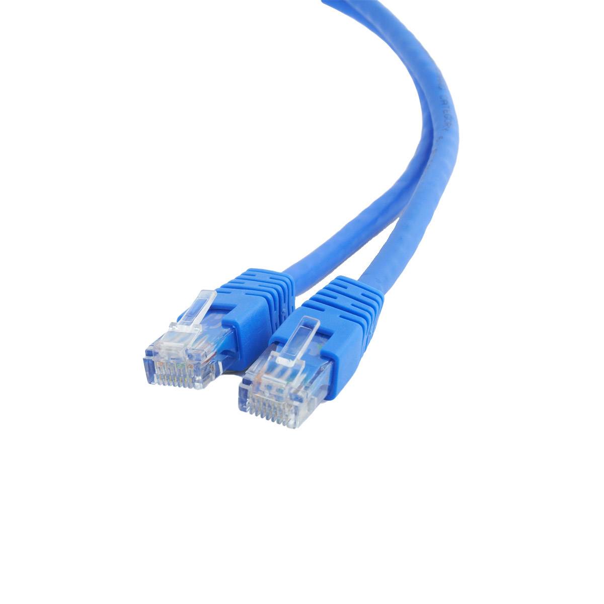 Cabo de Rede Cat6 U/UTP 1m Azul Gembird PP6U-1M