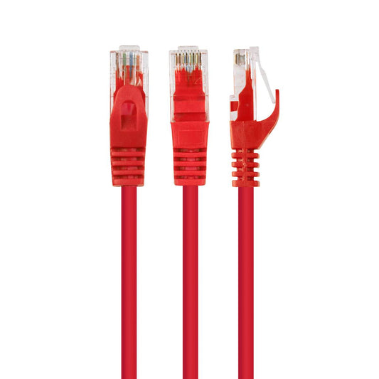 Cabo de Rede Cat6 UTP (CCA) 1m Gembird PP6U-1M/R