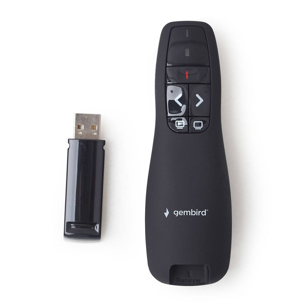 Apresentador Gembird WP-L-02 Wireless com Apontador Laser 660 nm até 10 m