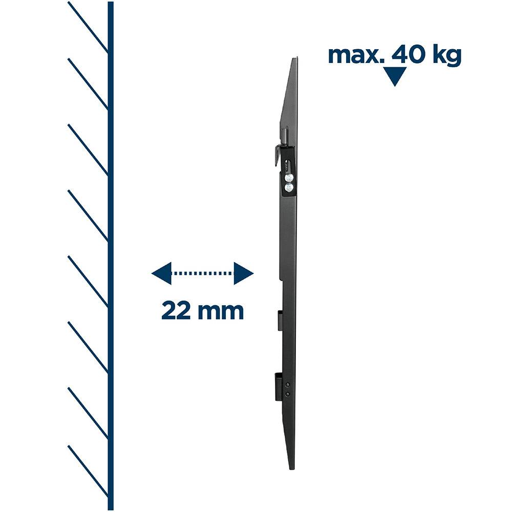 Suporte de Parede Gembird WM-70F-02 TV Wall Mount (Fixo) com Nível de Bolha 37" - 70" Preto