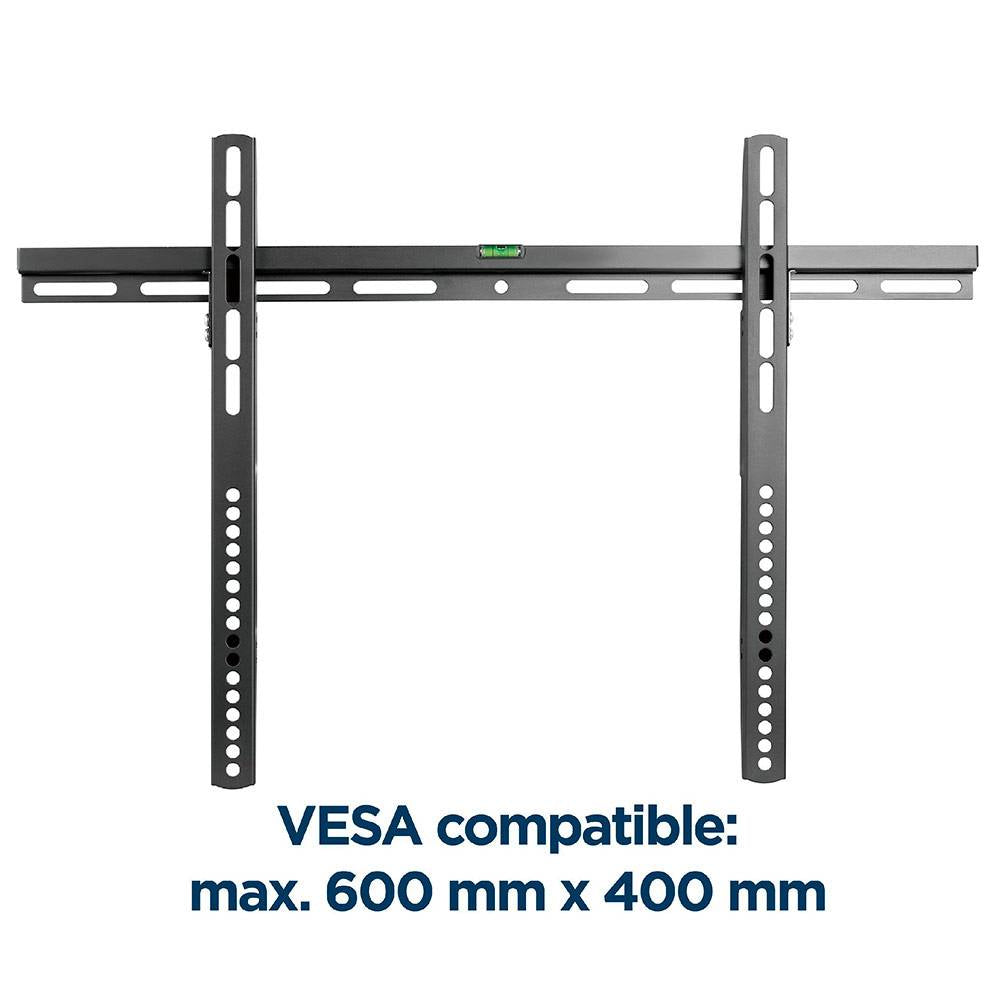 Suporte de Parede Gembird WM-70F-02 TV Wall Mount (Fixo) com Nível de Bolha 37" - 70" Preto
