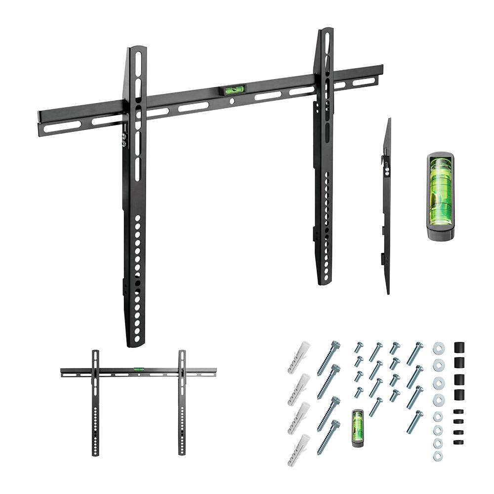 Suporte de Parede Gembird WM-70F-02 TV Wall Mount (Fixo) com Nível de Bolha 37" - 70" Preto