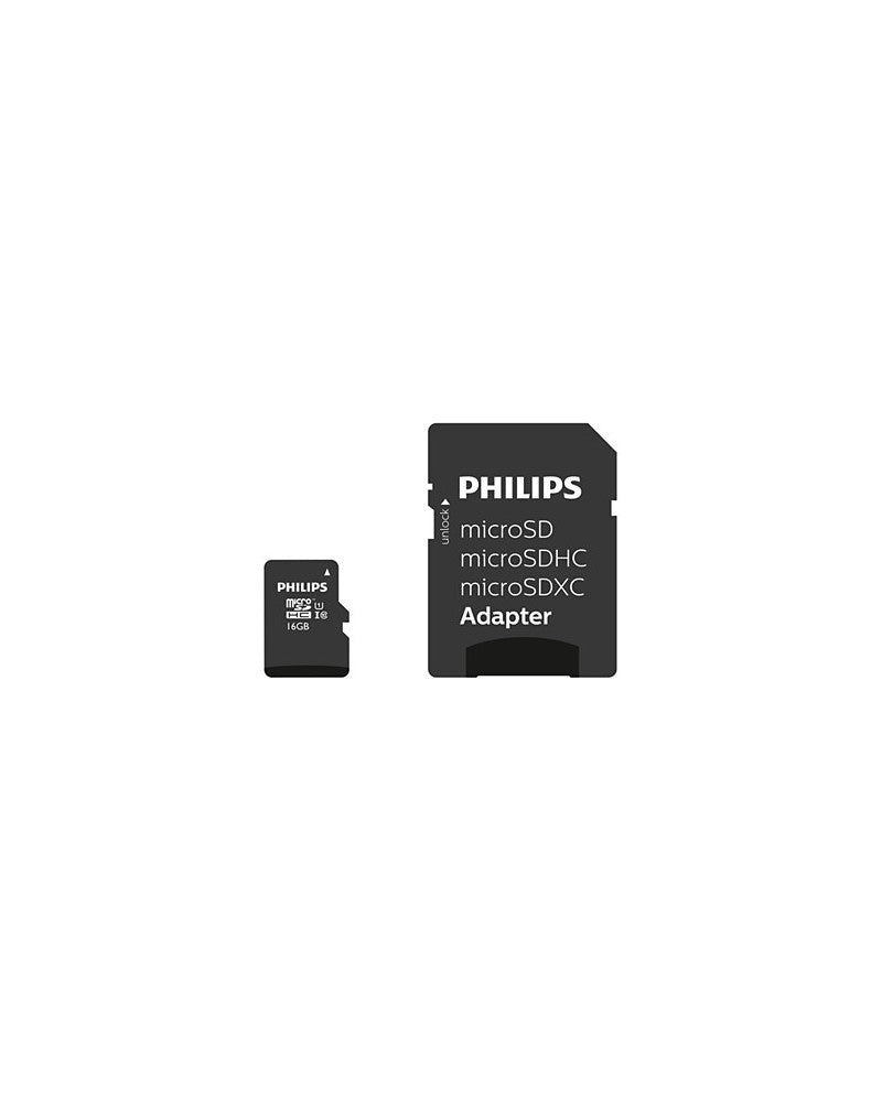 Cartão de Memória 32GB microSDHC Class 10 + Adaptador PHILIPS