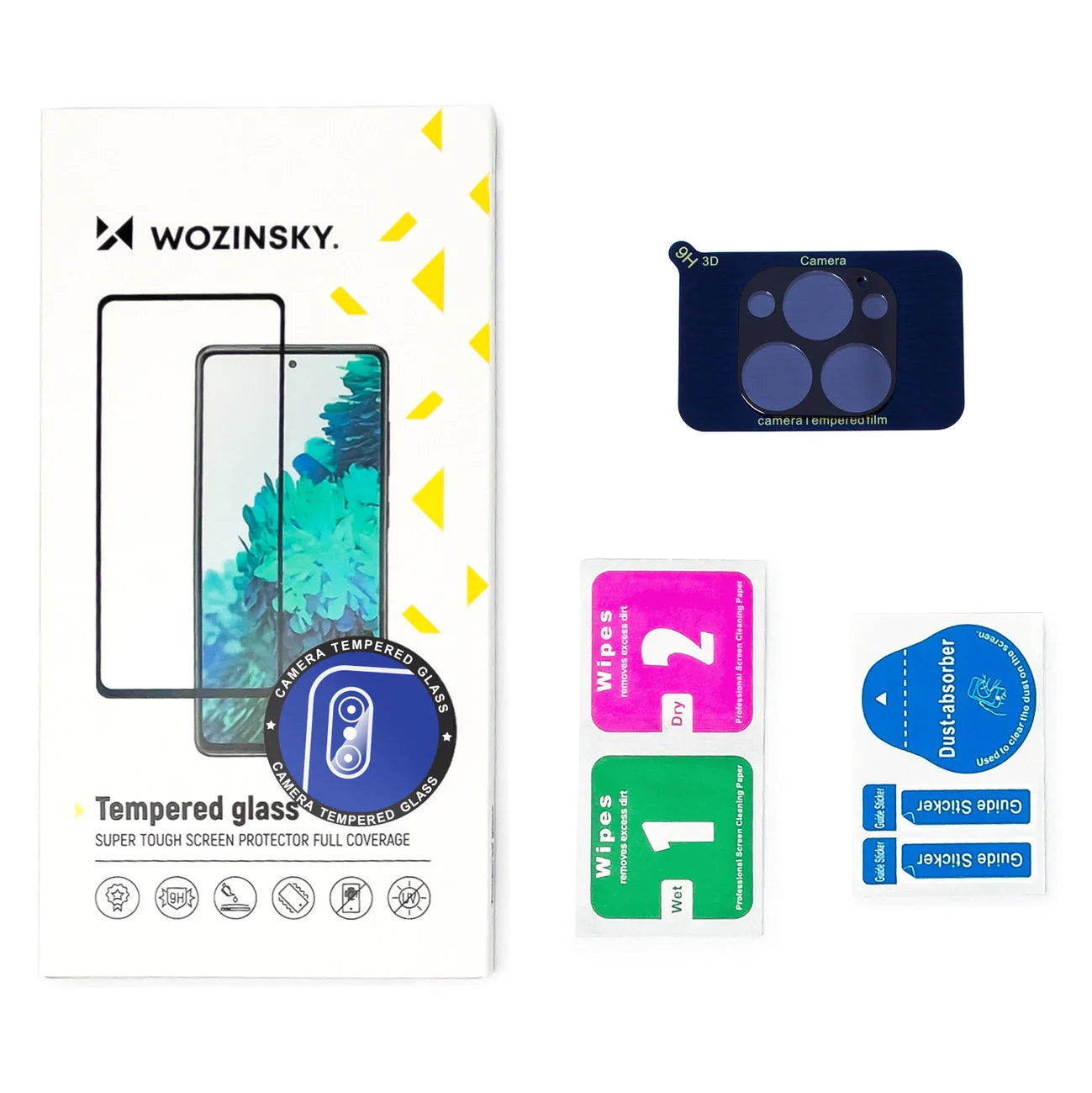 Película de Vidro Temperado Wozinsky 9H para Câmara do Xiaomi Redmi Note 11 - Transparente / Proteção Total / Alta Resistência