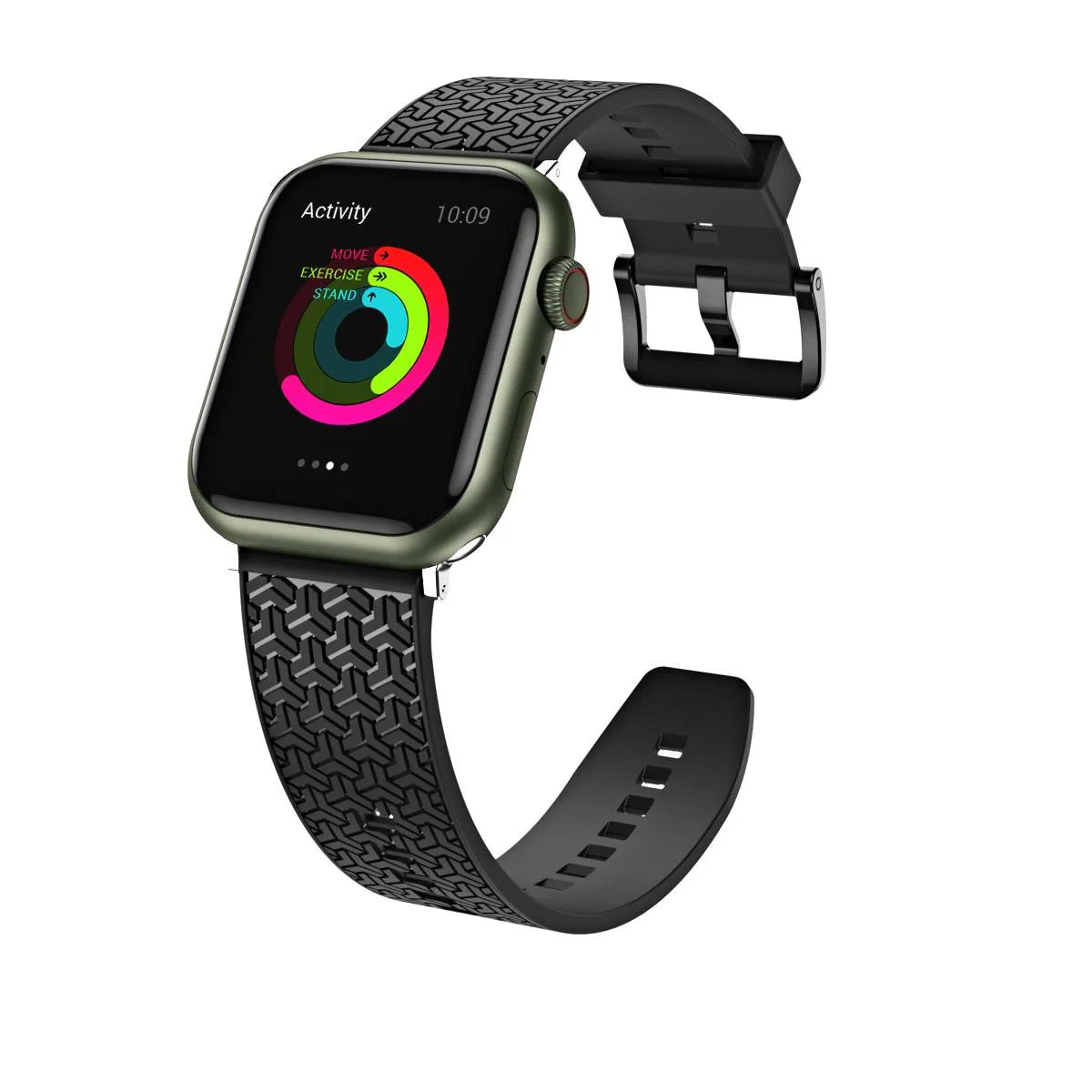 Pulseira Y para Apple Watch 7 / SE (45/44/42mm) - Preto - HURTEL