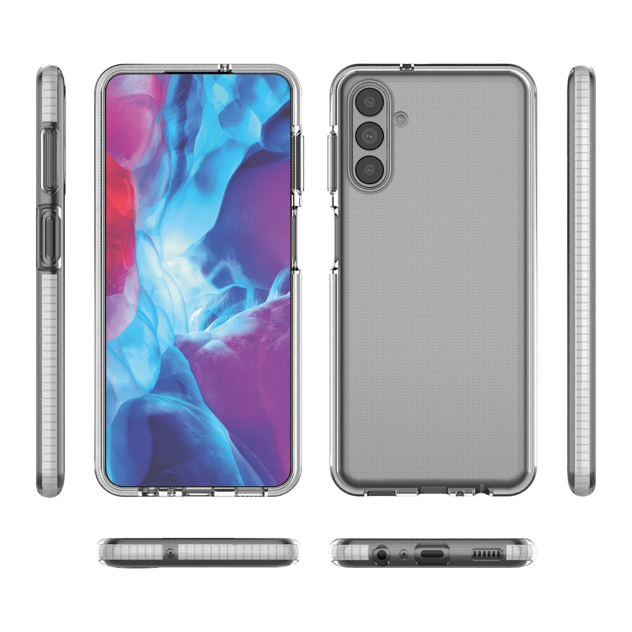Capa em TPU com Moldura Rosa para Samsung Galaxy A13 5G