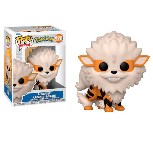Figura Funko Pop! Games Vinyl: Pokémon - Arcanine | #920