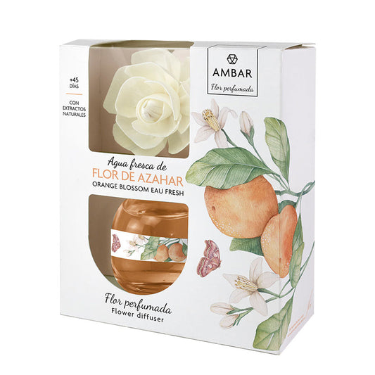 Ambientador Difusor Flor de Azahar Pérolas Laranja 60ml
