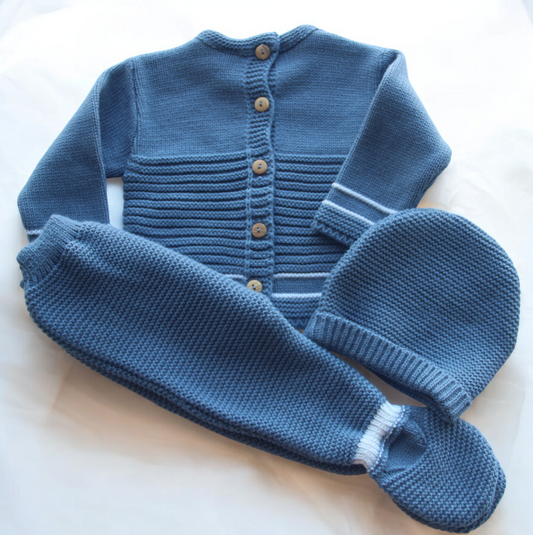 Conjunto de 3 Peças Para Bebé