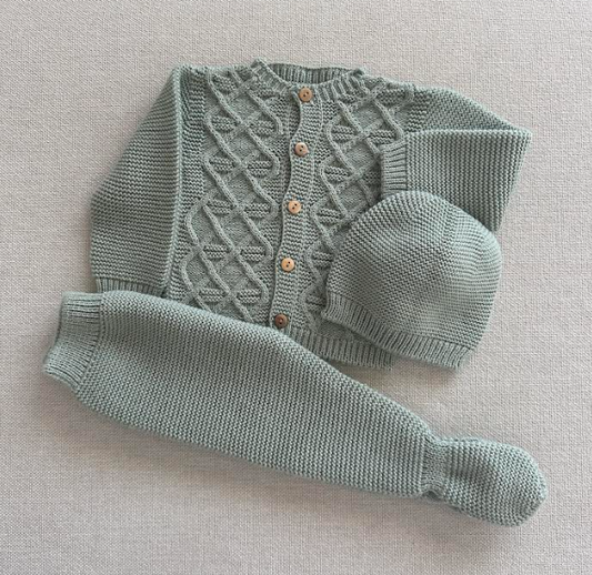 Conjunto de 3 Peças Para Bebé