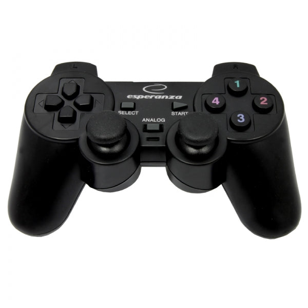 ESPERANZA GAMEPAD PC USB WARRIOR / COR: PRETO